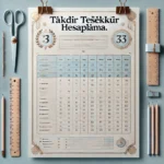 Takdir Teşekkür Hesaplama